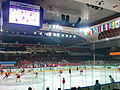 HC Lev Praha playing KHL ice hockey against Vityaz Chekhov inside the arena in January 2013