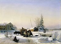 Der Eistransport, 1849