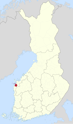 Location of Malax in Finland