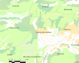 La Roquebrussanne - Localizazion