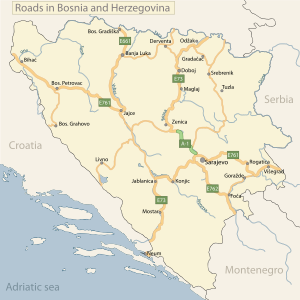 Roads in Bosnia and Herzegovina