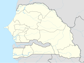 Saint-Louis na mapi Senegala