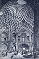 Teemcheh-e Amin o Dowleh, bazar de Kashan, años 1800. Arquitectos persas usaron estas estructuras para disminuir las temperaturas de forma natural, regular la luz solar y ventilar los espacios interiores durante el día.