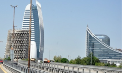 Capital Fort Business Center in Sofia is an office building Class A. It is the first skyscraper in Sofia and the second tallest building in Bulgaria. It has 28 floors and a surface area of 80,000 square metres