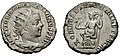 Antoninianus emis de Pacatianus la Viminacium, cu prilejul împlinii a 1001 ani de la Fondarea Romei / Ab urbe condita