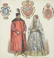 Anna Jagiellonka z mężem Stefanem Batorym, rysunek Jana Matejki, ok. 1875 r.