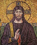 Mosaic del segle vi on es mostra Jesús