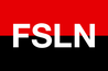 Vlag van het Sandinistisch Nationaal Bevrijdingsfront (FSLN).
