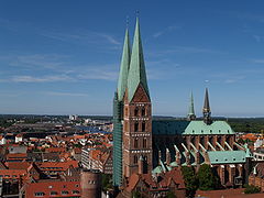 Originalgetreu: St. Marienkirche in Lübeck