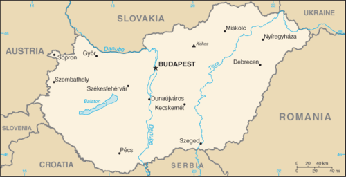 Magyarország fekvése