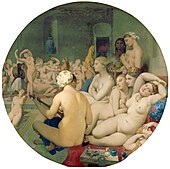 El baño turco, de Ingres, 1862.