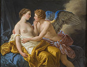 Amor and Psyche by Louis-Jean-François Lagrenée (d. 1805)