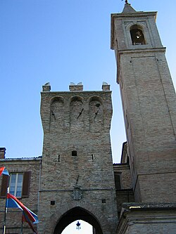 Skyline of Saludecio