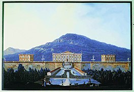 Le palais au XVIIIe siècle.