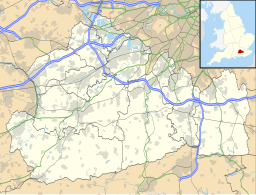 Farnhams läge i Surrey