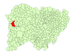 San Felices de los Gallegos – Mappa