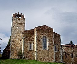 Abside ng pieve ng San Giovanni Battista.