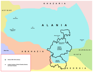 Средневековая Алания согласно осетинскому историку Р. С. Бзаров