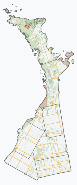 Southampton is located in Bruce County