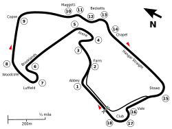 Layout of the Silverstone Circuit