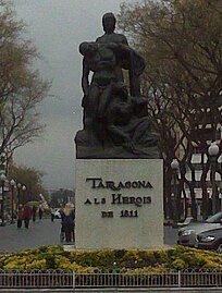 Els Despullats, a la Rambla Nova de Tarragona