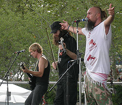 Групата на концерт през 2007 г.