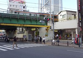JR水道橋駅西口（2016年6月2日）
