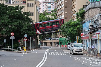 橫跨堅尼地道的纜車鐵橋