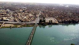 Floden Tigris vid Mosul