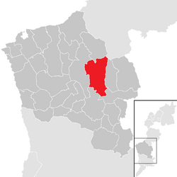 Location within Oberwart district