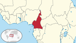 Location of Kamerun