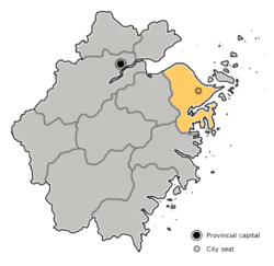 Ninh Ba trong tỉnh Chiết Giang