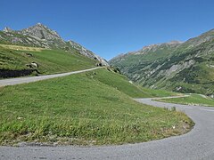 Landevejen D902 fra Bourg-Saint-Maurice