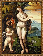 Allegory of Venus, Domenico Beccafumi (Domenico di Giacomo di Pace) or Luca Cambiaso? New Orleans Museum of Art, USA