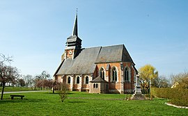 The church in Doudelainville