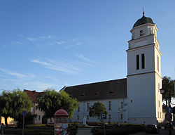 Die katholische Kreuzerhöhunsgkirche Działdowo und frühere evangelische Pfarrkirche Soldau