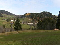 Etzelpass mit Teufelsbrücke im Herbst