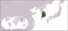 Description de l'image Locator map of South Korea.svg.