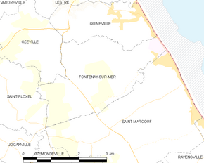 Poziția localității Fontenay-sur-Mer