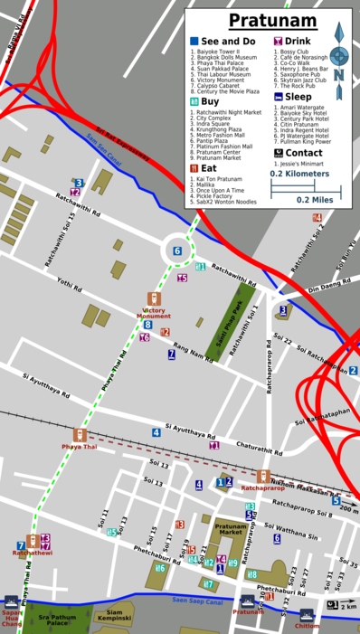 Map of Pratunam