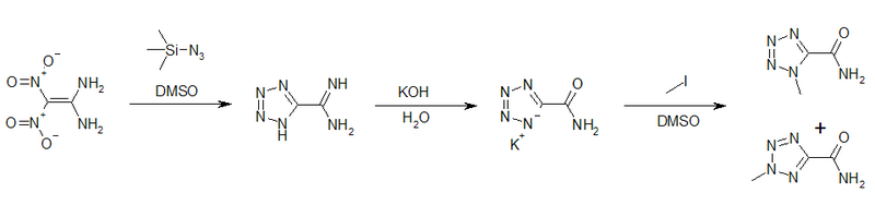 Synthese von Tetrazolderivaten