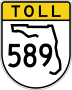 State Road 589 marker