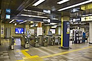 有樂町線閘口（2009年2月7日月島Metro pia開業以前）