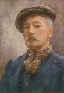 zelfportret Henry Scott Tuke uit 1920