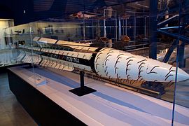 модель ракеты для аэродинамических испытаний в Музее авиации и космонавтики Смитсоновского института