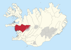 Staðsetning Borgarbyggðar