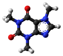 3D structure of caffeine