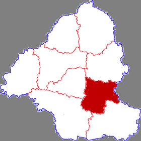Localisation de Chéngwǔ Xiàn