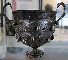 Silver cup, part of the treasure trove