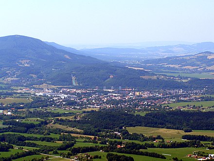 Frenštát pod Radhoštěm : vue générale.